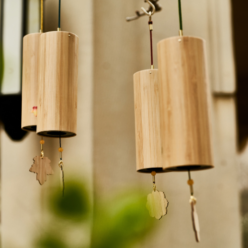 Four Seasons bamboo Chord Wind Chimes