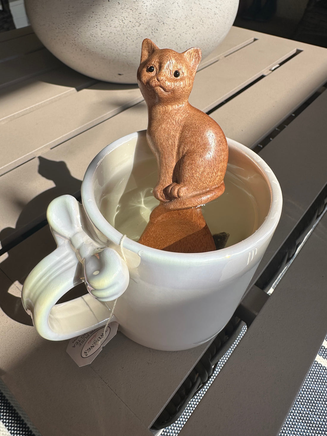 Handcrafted Cat Wooden Spoon – Adorable Acacia Wood Spoon for Cat Lovers, Perfect for Coffee, Tea, and Decorative Use